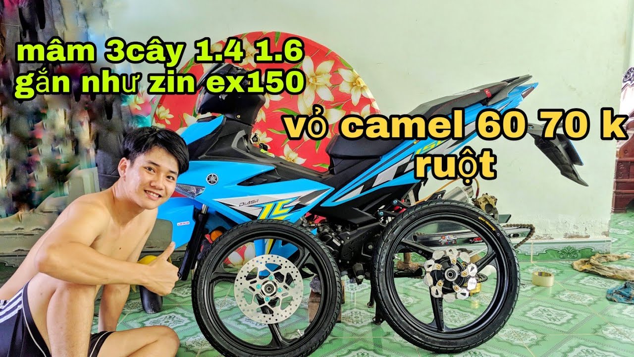 Mâm Enkei Yamaha 1416 Exciter 150155VVA  Bùm 97 Racing  Bùm TV